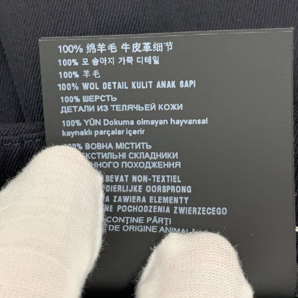 Prada Womens Deep Blue Wool Pleated Skirt With Lace-Up Detail Size 36 XS Made In - Picture 5 of 8